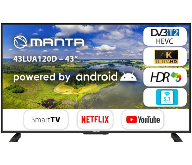 Manta 43LUA120D 4K UHD - 1382189 - zdjęcie